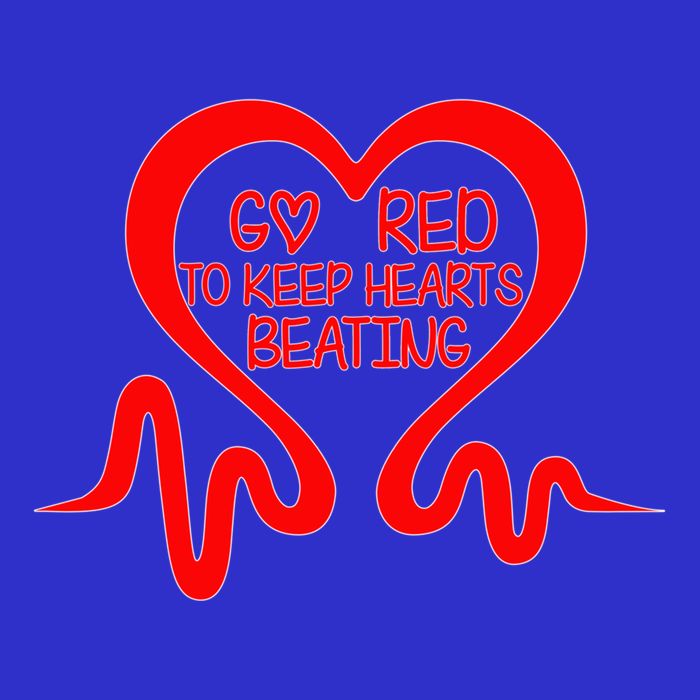 Go Red Heart Disease Awareness Month Gift 16 in Basic Backpack