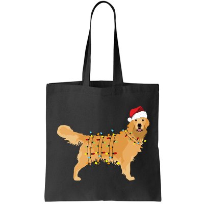 Golden Retriever Holiday Christmas Light Classic Bag