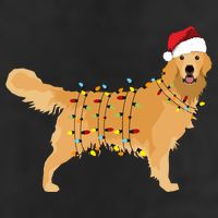 Golden Retriever Holiday Christmas Light Classic Hat