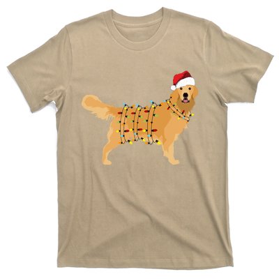 Golden Retriever Holiday Christmas Light Essential T-Shirt