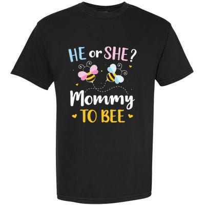 Gender reveal he or she mommy matching family baby party Garment-Dyed Heavyweight T-Shirt