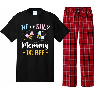 Gender reveal he or she mommy matching family baby party Pajama Set