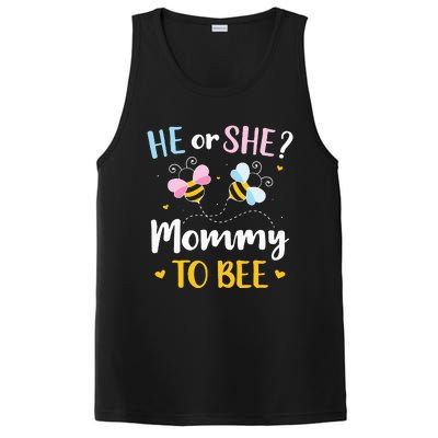 Gender reveal he or she mommy matching family baby party PosiCharge Competitor Tank