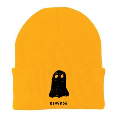 Ghost Reverse Halloween Costume Funny Ghoul Spirit Gift Knit Cap Winter Beanie