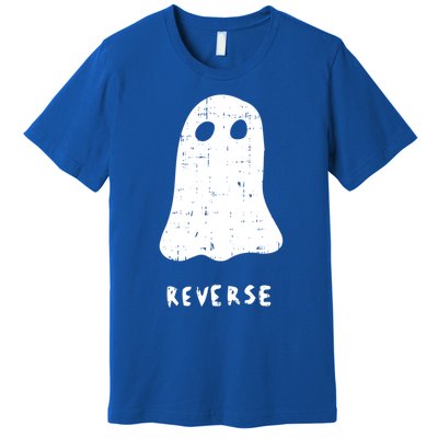 Ghost Reverse Halloween Costume Funny Ghoul Spirit Gift Premium T-Shirt