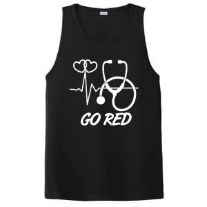 Go Red Heart Disease Awareness Month Wear Red PosiCharge Competitor Tank