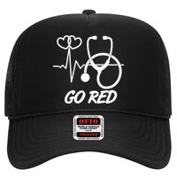 Go Red Heart Disease Awareness Month Wear Red Trucker Hat