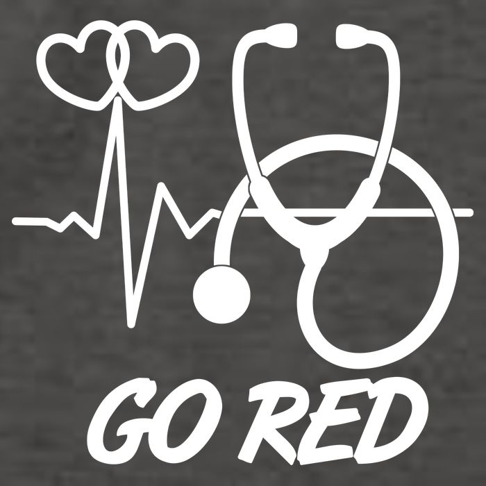 Go Red Heart Disease Awareness Month Wear Red Vector Backpack