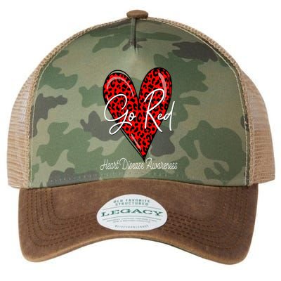 Go Red Heart Disease Awareness Chd Women February Wear Red Legacy Tie Dye Trucker Hat