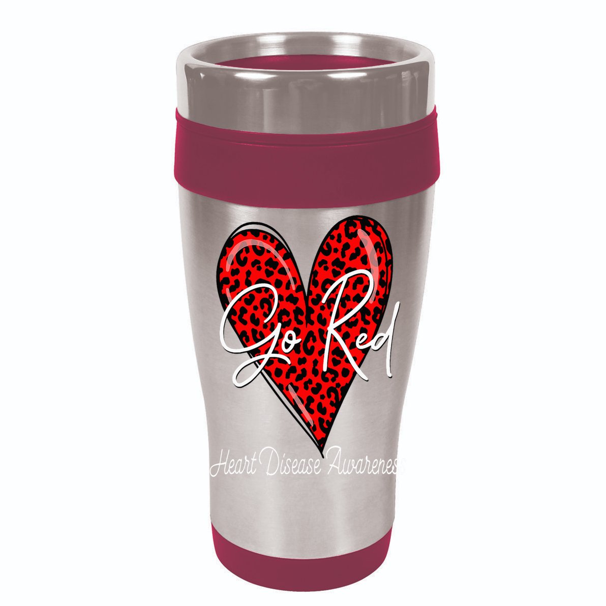 Go Red Heart Disease Awareness Chd Women February Wear Red Ladies PosiCharge Tri-Blend Wicking Tank