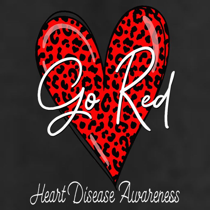Go Red Heart Disease Awareness Chd Women February Wear Red 7 Panel Mesh Trucker Snapback Hat