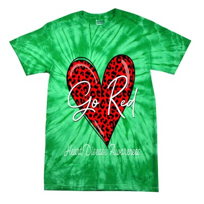 Go Red Heart Disease Awareness Chd Women February Wear Red Tie-Dye T-Shirt
