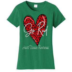 Go Red Heart Disease Awareness Chd Women February Wear Red Women's T-Shirt