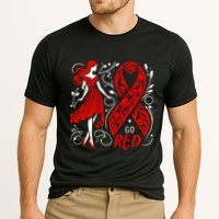 Go Red Heart Disease Awareness American Cooling Performance Crew T-Shirt