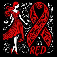 Go Red Heart Disease Awareness American Cooling Performance Crew T-Shirt