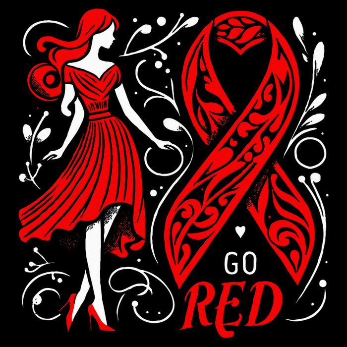 Go Red Heart Disease Awareness American Cooling Performance Crew T-Shirt