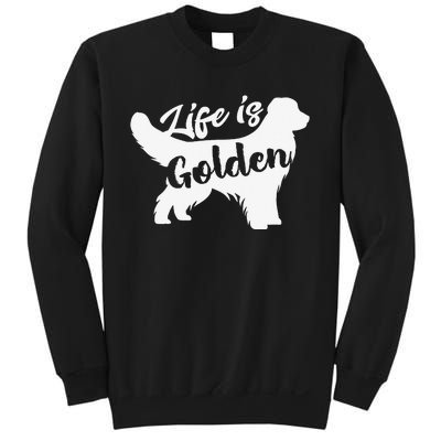 Golden Retriever Hund Life is golden retro vintage Sweatshirt