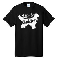 Golden Retriever Hund Life is golden retro vintage Tall T-Shirt