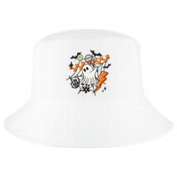 Ghost Retro Halloween Tennis Cool Comfort Performance Bucket Hat