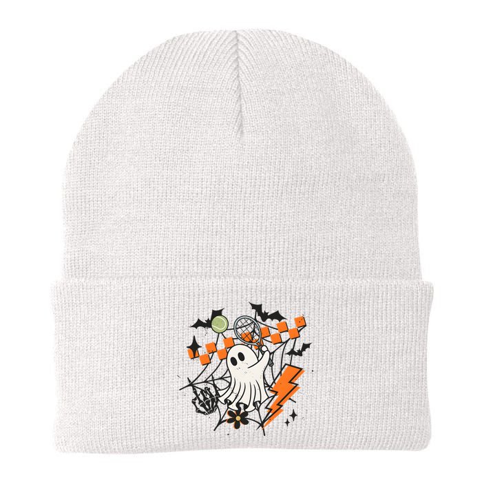 Ghost Retro Halloween Tennis Knit Cap Winter Beanie