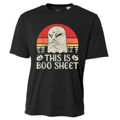 Ghost Retro Halloween Outfit, This Is Boo Sheet Cooling Performance Crew T-Shirt