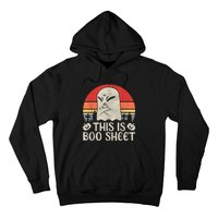 Ghost Retro Halloween Outfit, This Is Boo Sheet Hoodie