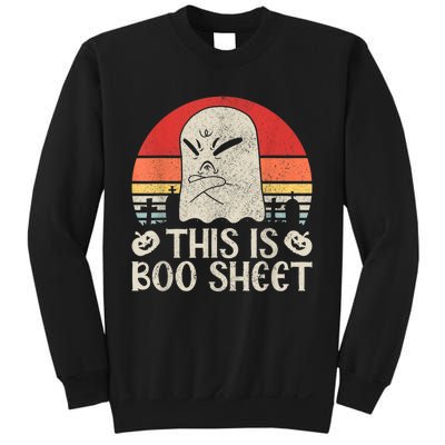 Ghost Retro Halloween Outfit, This Is Boo Sheet Sweatshirt