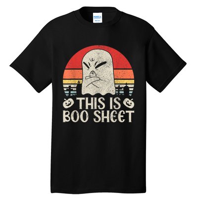 Ghost Retro Halloween Outfit, This Is Boo Sheet Tall T-Shirt