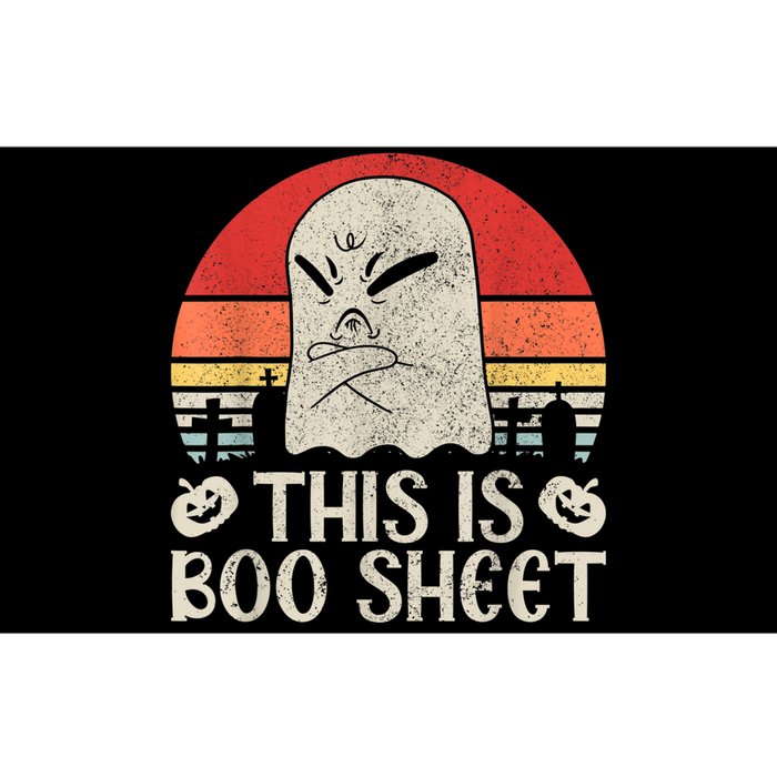 Ghost Retro Halloween Outfit, This Is Boo Sheet Bumper Sticker