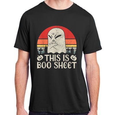 Ghost Retro Halloween Outfit, This Is Boo Sheet Adult ChromaSoft Performance T-Shirt