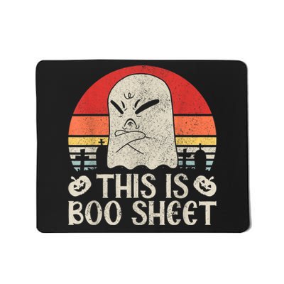 Ghost Retro Halloween Outfit, This Is Boo Sheet Mousepad