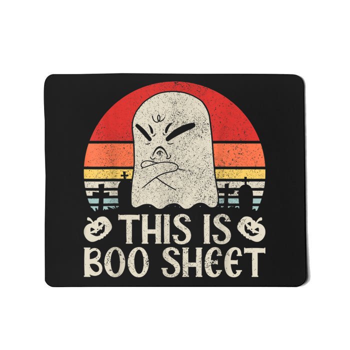 Ghost Retro Halloween Outfit, This Is Boo Sheet Mousepad