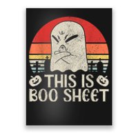 Ghost Retro Halloween Outfit, This Is Boo Sheet Poster