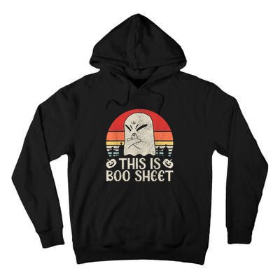 Ghost Retro Halloween Outfit, This Is Boo Sheet Tall Hoodie