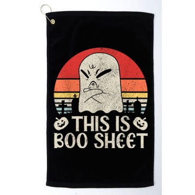 Ghost Retro Halloween Outfit, This Is Boo Sheet Platinum Collection Golf Towel