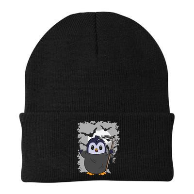 Grim Reaper Halloween Spooky Penguin Halloween Penguin Beanie