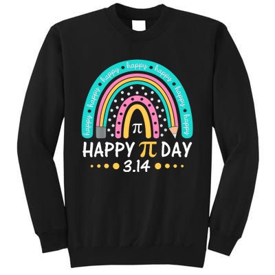 Gift Rainbow Happy Pi Day Mathematic Math Teacher Sweatshirt