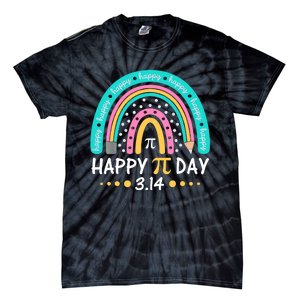 Gift Rainbow Happy Pi Day Mathematic Math Teacher Tie-Dye T-Shirt