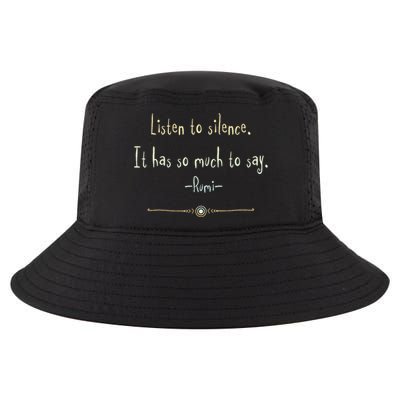 Great Rumi Inspirational Silence Quotes Cool Comfort Performance Bucket Hat