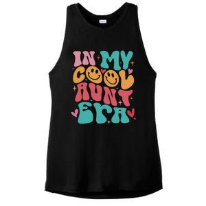 Groovy Retro In My Cool Aunt Era Cool Gifts For Auntie Ladies PosiCharge Tri-Blend Wicking Tank