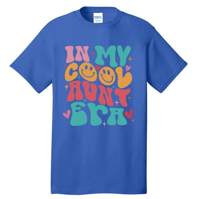 Groovy Retro In My Cool Aunt Era Cool Gifts For Auntie Tall T-Shirt