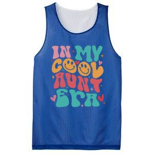 Groovy Retro In My Cool Aunt Era Cool Gifts For Auntie Mesh Reversible Basketball Jersey Tank