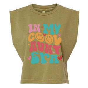 Groovy Retro In My Cool Aunt Era Cool Gifts For Auntie Garment-Dyed Women's Muscle Tee