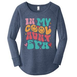 Groovy Retro In My Cool Aunt Era Cool Gifts For Auntie Women's Perfect Tri Tunic Long Sleeve Shirt