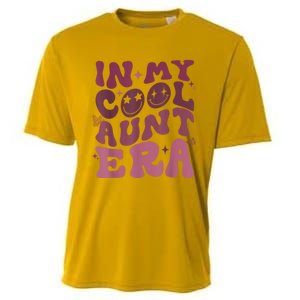 Groovy Retro In My Cool Aunt Era Cool Gifts For Auntie Cooling Performance Crew T-Shirt