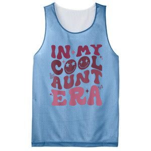 Groovy Retro In My Cool Aunt Era Cool Gifts For Auntie Mesh Reversible Basketball Jersey Tank