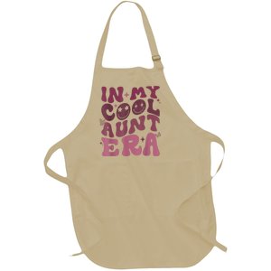 Groovy Retro In My Cool Aunt Era Cool Gifts For Auntie Full-Length Apron With Pockets