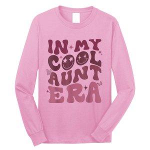 Groovy Retro In My Cool Aunt Era Cool Gifts For Auntie Long Sleeve Shirt