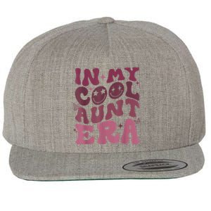 Groovy Retro In My Cool Aunt Era Cool Gifts For Auntie Wool Snapback Cap