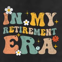 Groovy Retro In My Retiret Era Funny Retired 2025 Cool Comfort Performance Bucket Hat